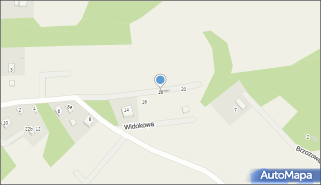 Rąty, Widokowa, 18, mapa Rąty