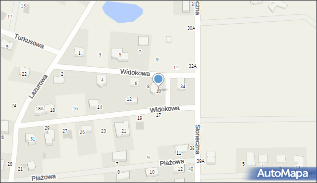 Rębiechowo, Widokowa, 10, mapa Rębiechowo