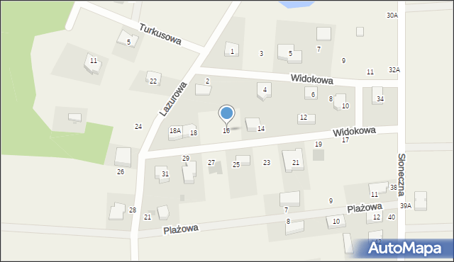 Rębiechowo, Widokowa, 16, mapa Rębiechowo