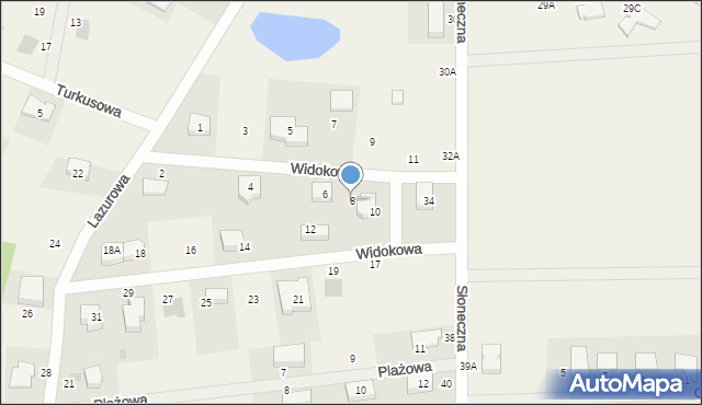 Rębiechowo, Widokowa, 8, mapa Rębiechowo