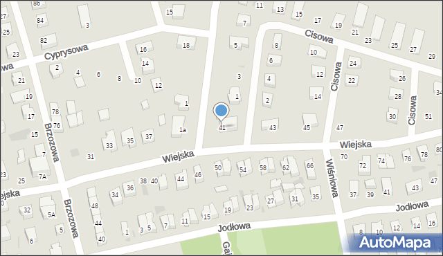 Reda, Wiejska, 41, mapa Reda