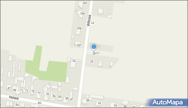 Rędziny, Witosa Wincentego, 23, mapa Rędziny