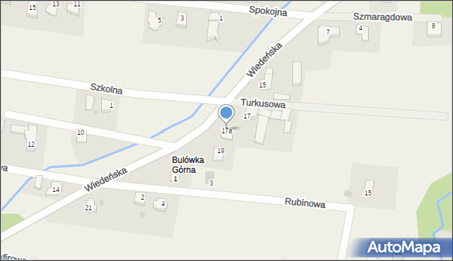 Roczyny, Wiedeńska, 17a, mapa Roczyny