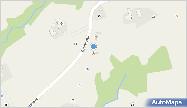 Roków, Witanowicka, 28, mapa Roków