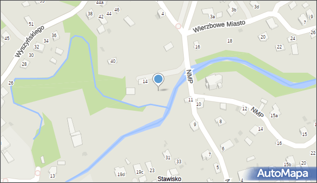 Ropczyce, Wierzbowe Miasto, 14a, mapa Ropczyce