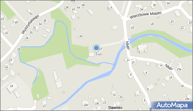 Ropczyce, Wierzbowe Miasto, 14g, mapa Ropczyce