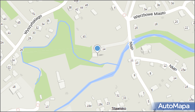 Ropczyce, Wierzbowe Miasto, 14j, mapa Ropczyce