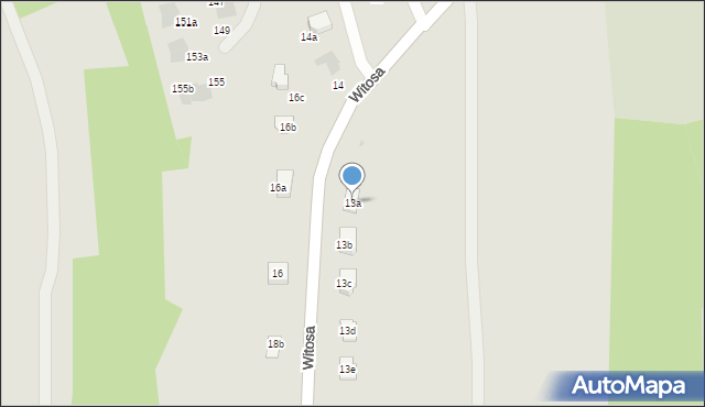 Ropczyce, Witosa Wincentego, 13a, mapa Ropczyce