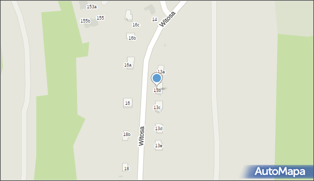 Ropczyce, Witosa Wincentego, 13b, mapa Ropczyce