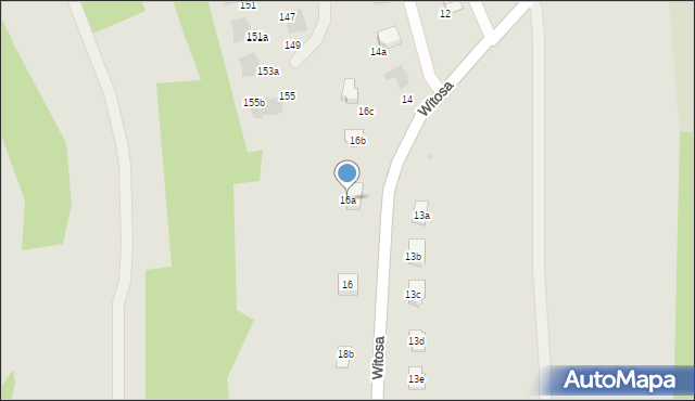 Ropczyce, Witosa Wincentego, 16a, mapa Ropczyce