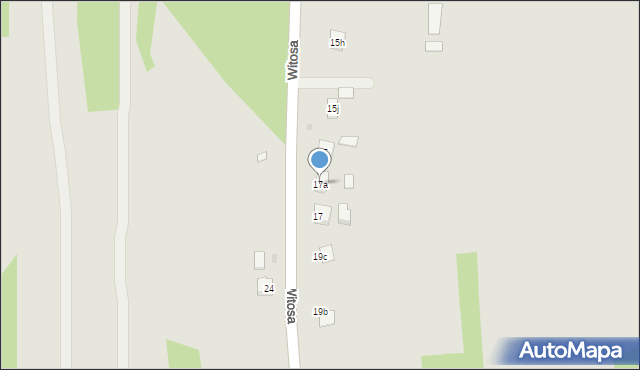 Ropczyce, Witosa Wincentego, 17a, mapa Ropczyce
