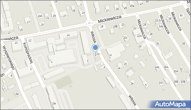 Ropczyce, Witosa Wincentego, 2, mapa Ropczyce