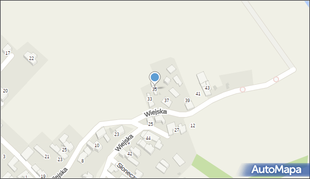 Roszków, Wiejska, 35, mapa Roszków