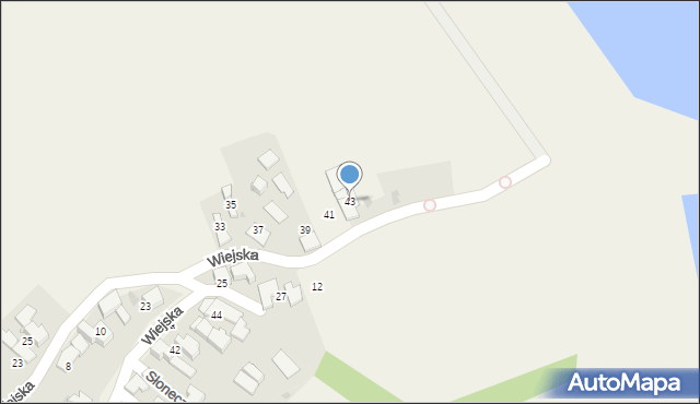 Roszków, Wiejska, 43, mapa Roszków