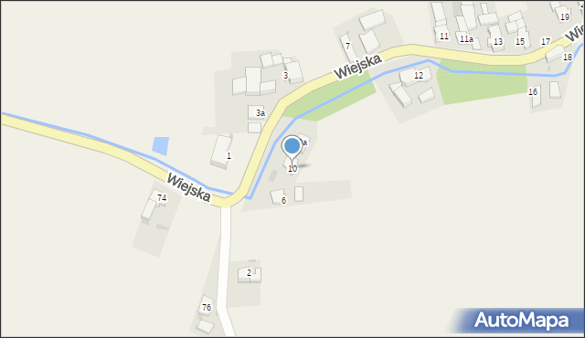 Roszowice, Wiejska, 10, mapa Roszowice