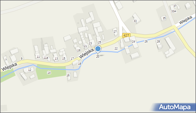 Roszowice, Wiejska, 20, mapa Roszowice