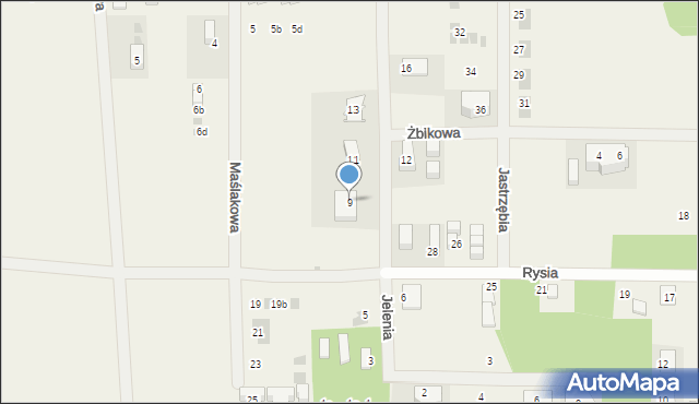 Rozewie, Wilcza, 9, mapa Rozewie