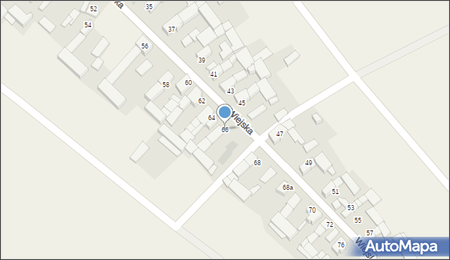 Rozkochów, Wiejska, 66, mapa Rozkochów