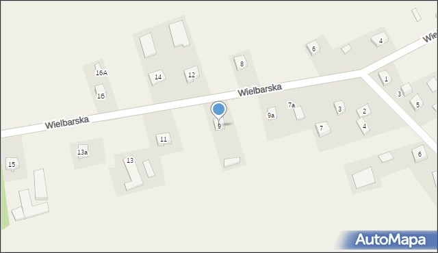 Rozogi, Wielbarska, 9, mapa Rozogi