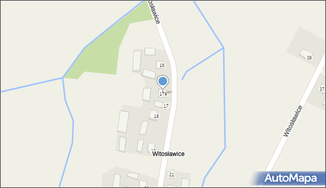 Roztylice, Witosławice, 17a, mapa Roztylice