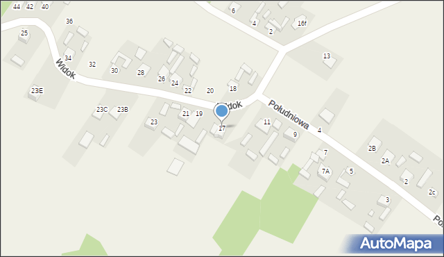 Ruda, Widok, 17, mapa Ruda