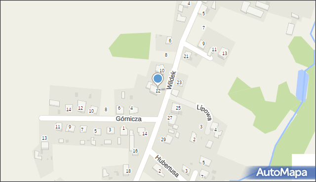 Ruda Kozielska, Wildek, 12, mapa Ruda Kozielska