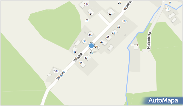 Ruda Kozielska, Wildek, 51, mapa Ruda Kozielska