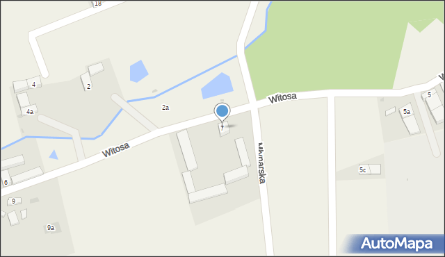 Rudna, Witosa Wincentego, 7, mapa Rudna