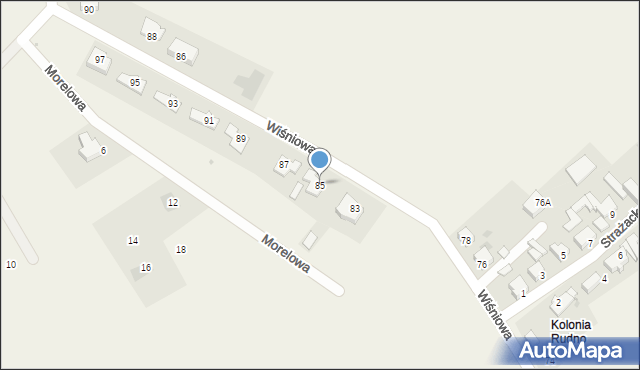 Rudno, Wiśniowa, 85, mapa Rudno