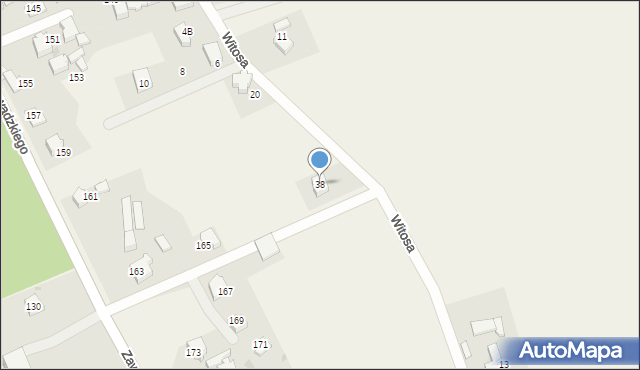 Rudołtowice, Witosa Wincentego, 38, mapa Rudołtowice