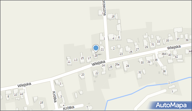 Rudyszwałd, Wiejska, 19, mapa Rudyszwałd