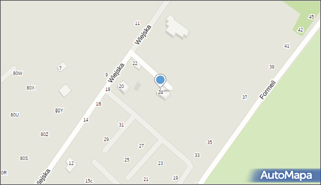 Rumia, Wiejska, 24, mapa Rumia