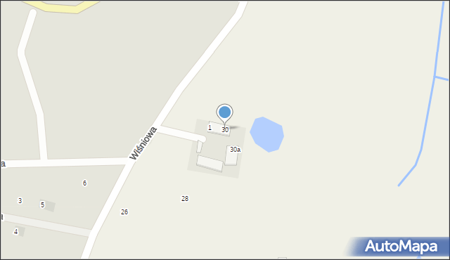 Ruszajny, Wiśniowa, 30, mapa Ruszajny