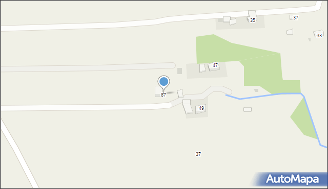 Rybna, Widokowa, 87, mapa Rybna