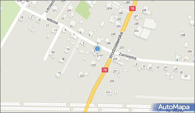 Rybnik, Witosa Wincentego, 1, mapa Rybnika