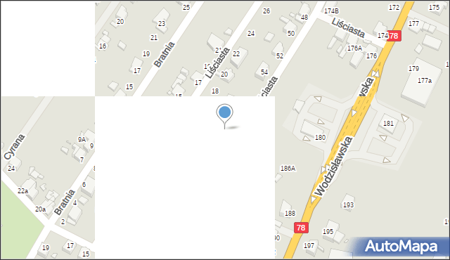 Rybnik, Witosa Wincentego, 12E, mapa Rybnika