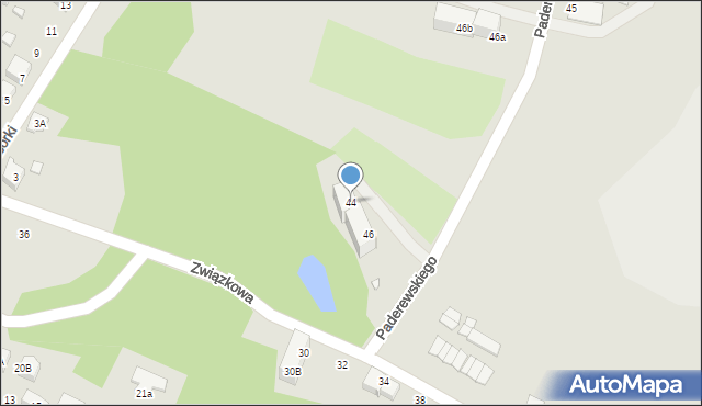 Rybnik, Wiertnicza, 44, mapa Rybnika