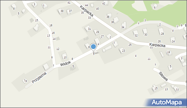 Rychwałdek, Widok, 3, mapa Rychwałdek