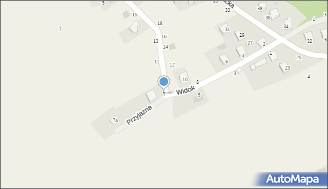 Rychwałdek, Widok, 7, mapa Rychwałdek