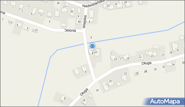 Ryczów, Wiejska, 4, mapa Ryczów