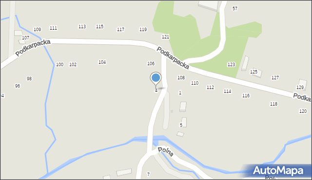 Ryglice, Witosa Wincentego, 4, mapa Ryglice