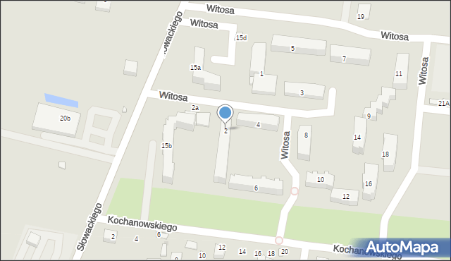 Ryki, Witosa Wincentego, 2, mapa Ryki