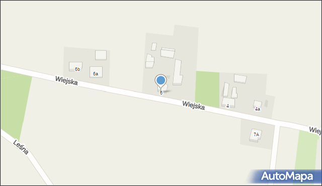 Rymań, Wiejska, 6, mapa Rymań