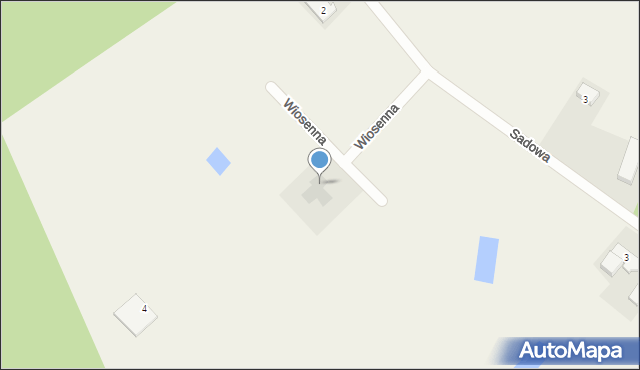 Rywałd, Wiosenna, 5, mapa Rywałd