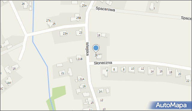 Rzeczyce, Wiejska, 16, mapa Rzeczyce