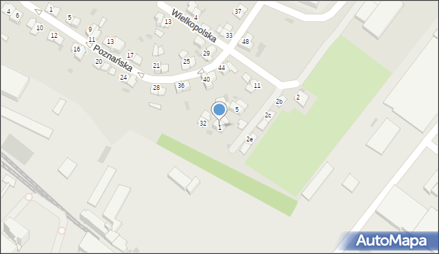 Rzeszów, Wielkopolska, 1, mapa Rzeszów