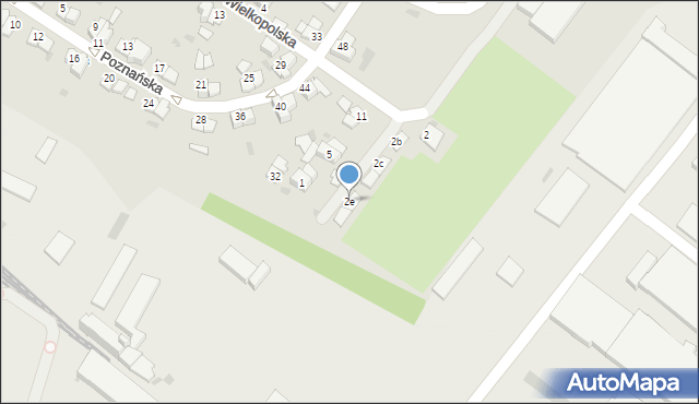 Rzeszów, Wielkopolska, 2e, mapa Rzeszów