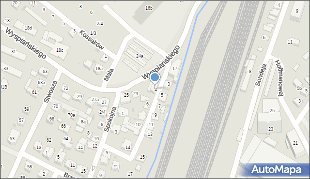 Rzeszów, Winna, 4, mapa Rzeszów