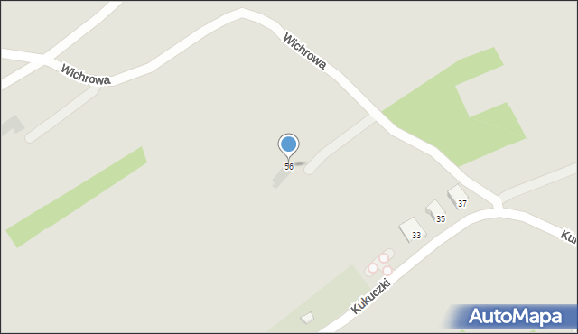 Rzeszów, Wichrowa, 56, mapa Rzeszów