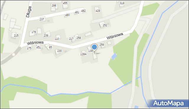 Rzozów, Wiśniowa, 12, mapa Rzozów